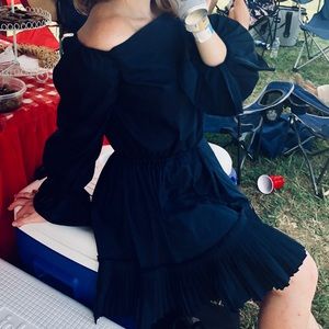 ALEXIS navy blue dress